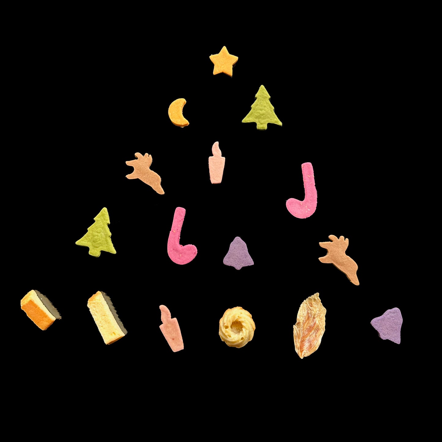 クリスマスビスケットツリー